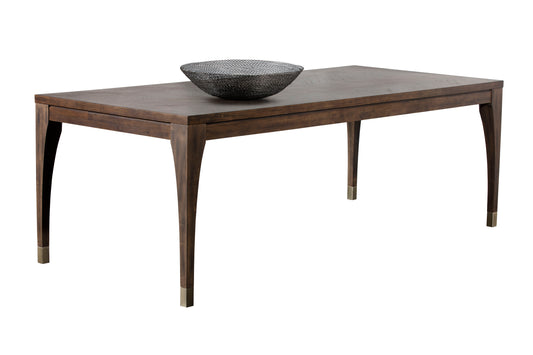 NAHLA GREYSON DINING TABLE - SMOKE ACACIA - 86.5"