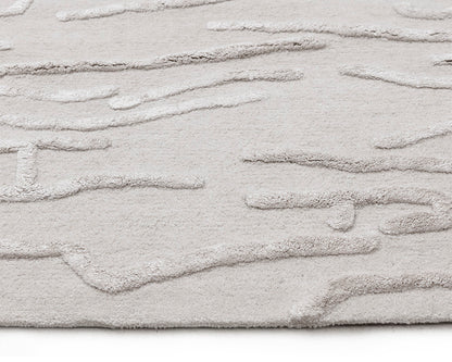 NAHLA KENYA HAND-TUFTED RUG - BEIGE - 8' X 10'