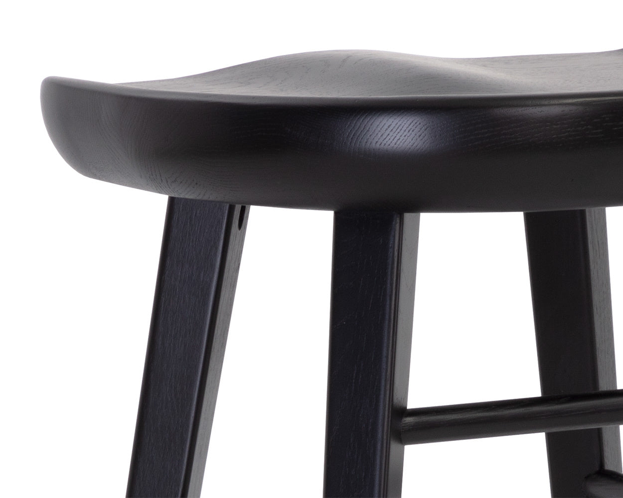 NAHLA DOMINIC COUNTER STOOL - BLACK