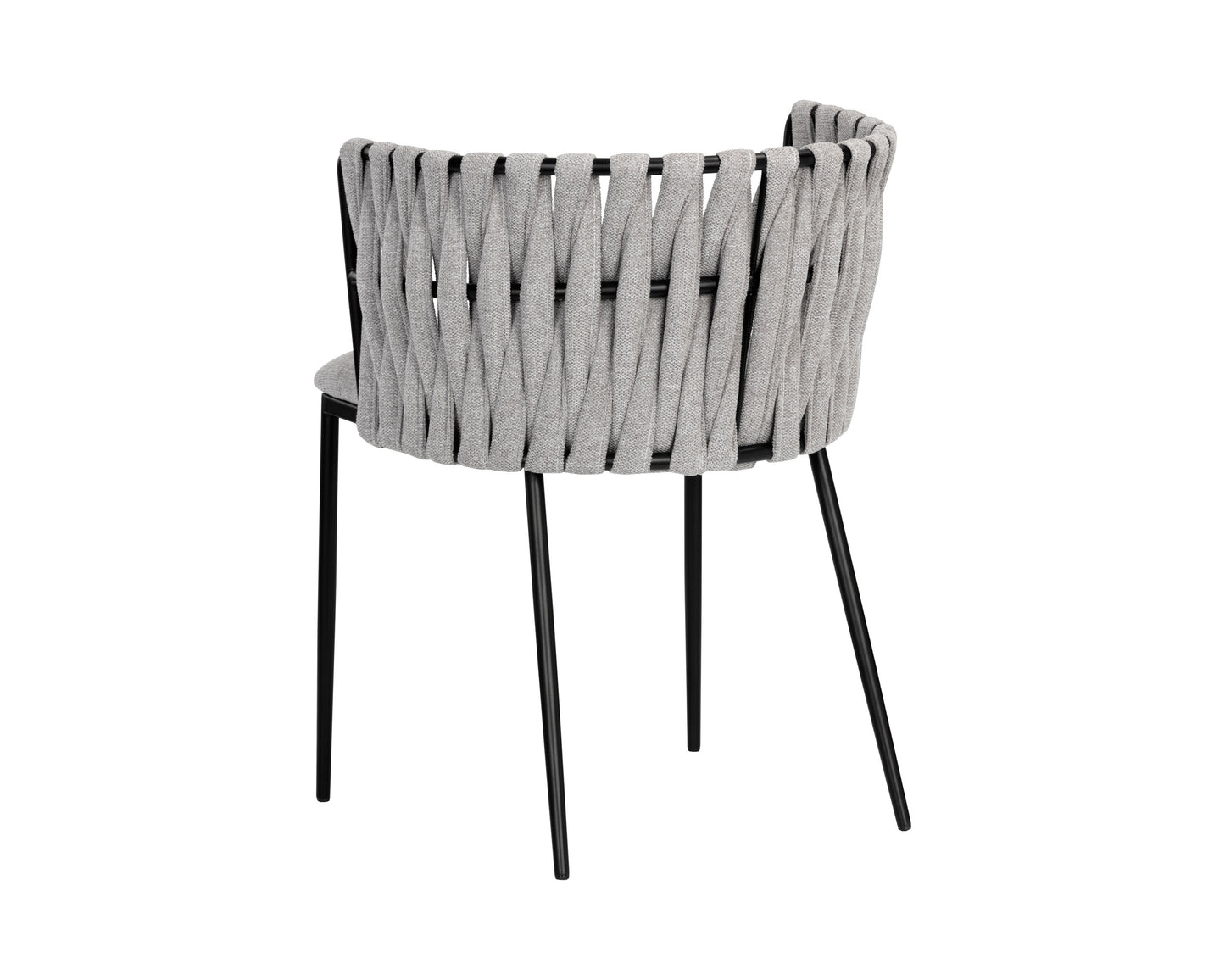NAHLA SARAI DINING ARMCHAIR - BELFAST HEATHER GREY