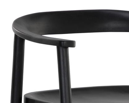NAHLA JEREMY COUNTER STOOL - BLACK