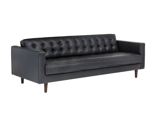 NAHLA DONNIE SOFA - COAL BLACK