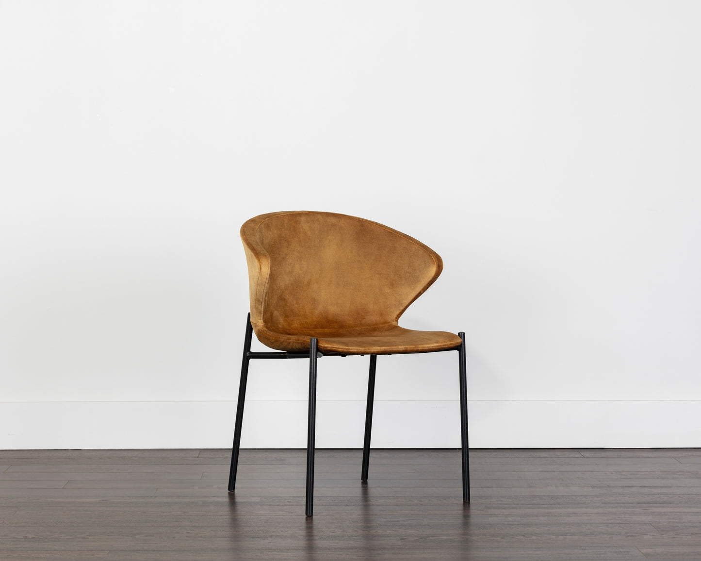 NAHLA ERIC DINING CHAIR - NONO TAPENADE GOLD