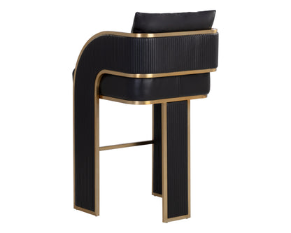 NAHLA BAZ BARSTOOL - NAPA BLACK