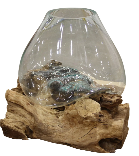 BALI NATURAL GLASS BOWL