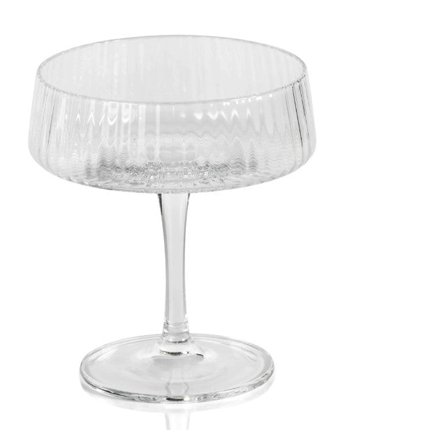 Bandol Fluted Textured Martini Glass Nahla Madison Home