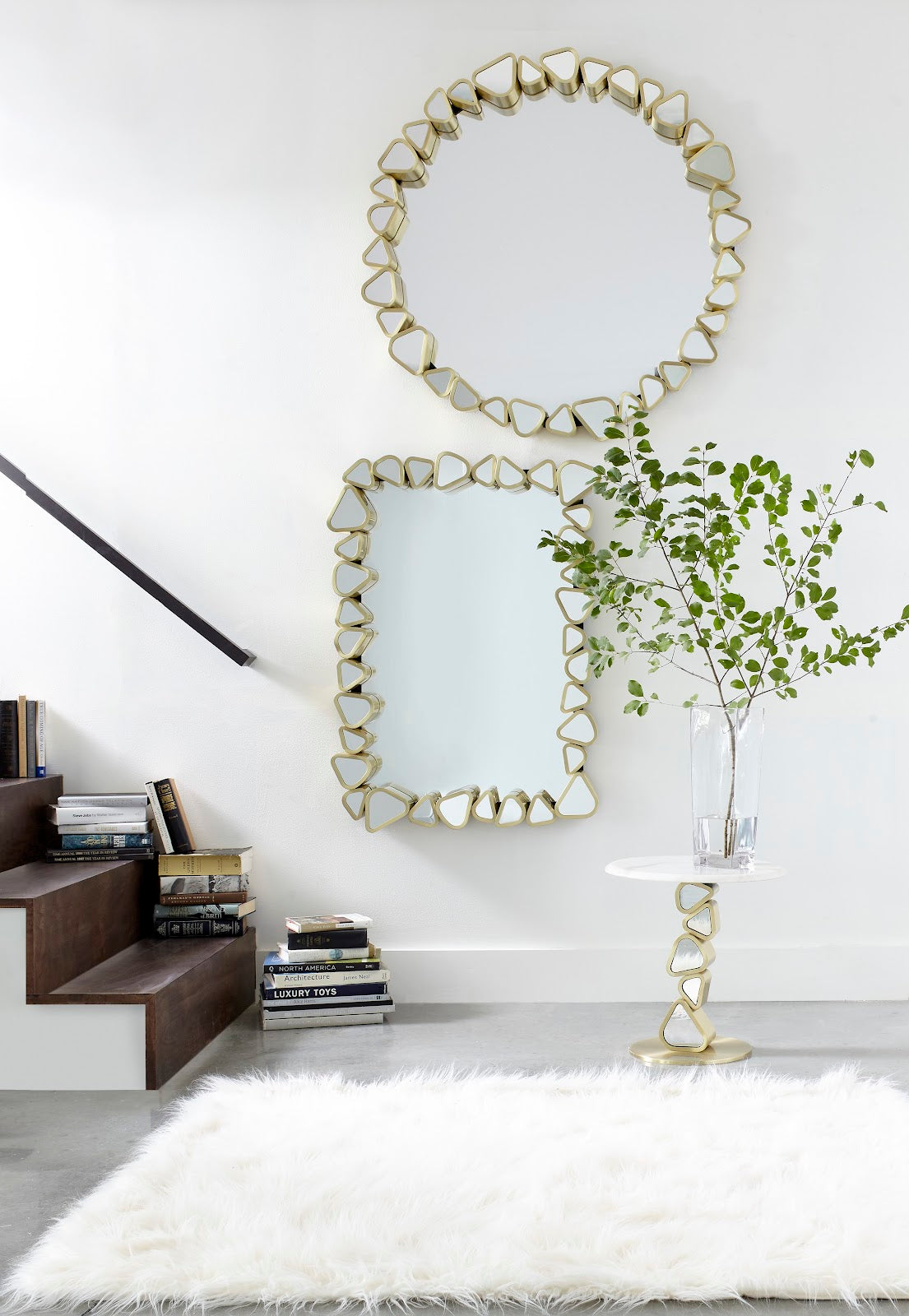 Pebble Mirror, Rectangle