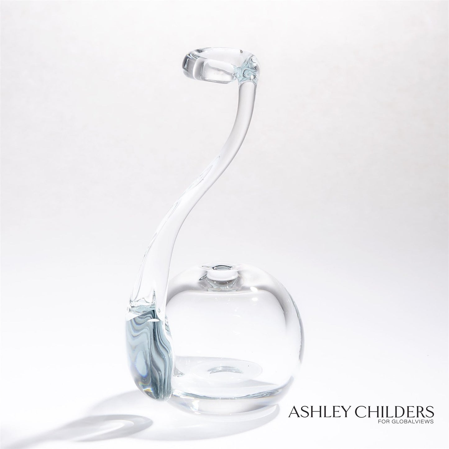 CLEAR RING FLOWER VASE