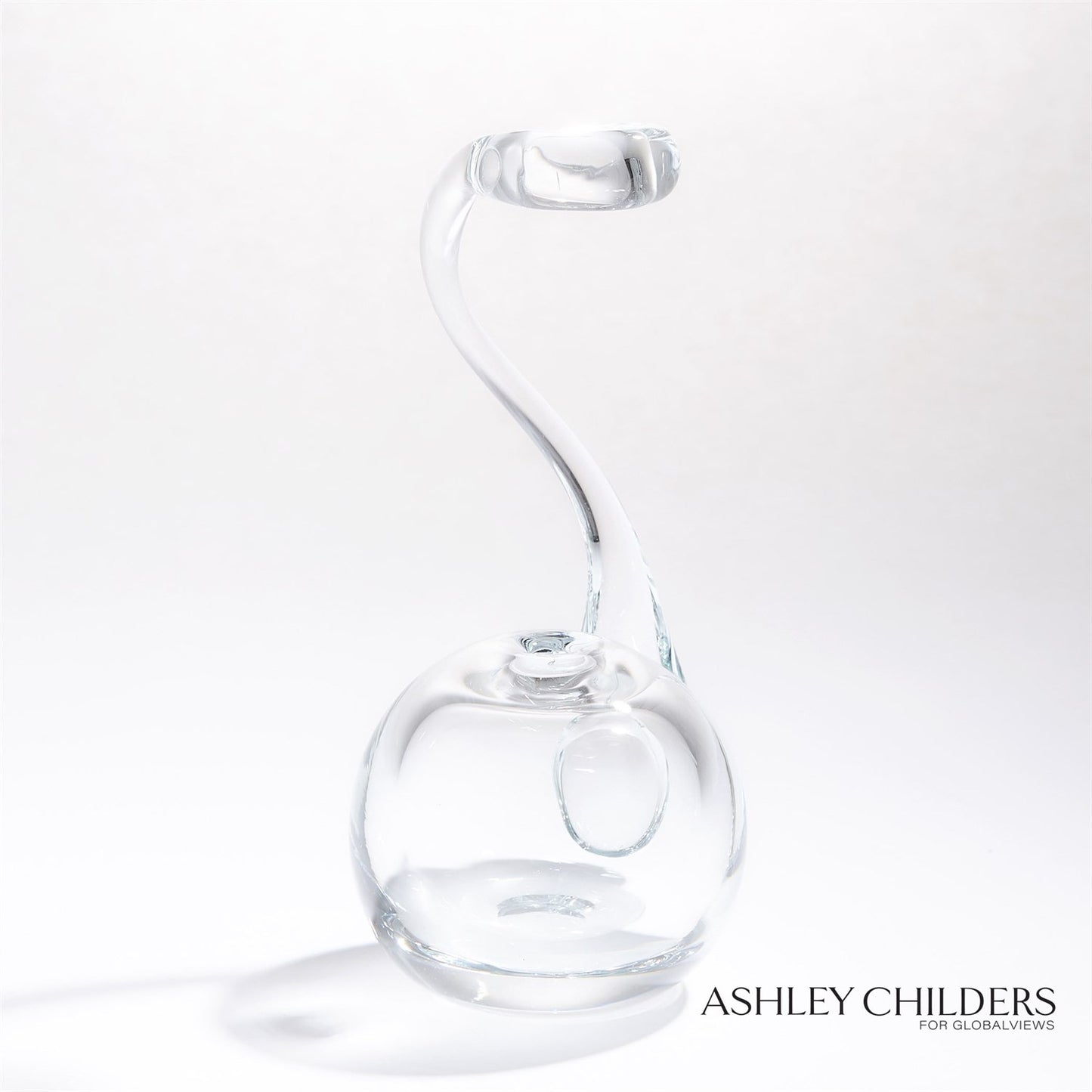 CLEAR RING FLOWER VASE