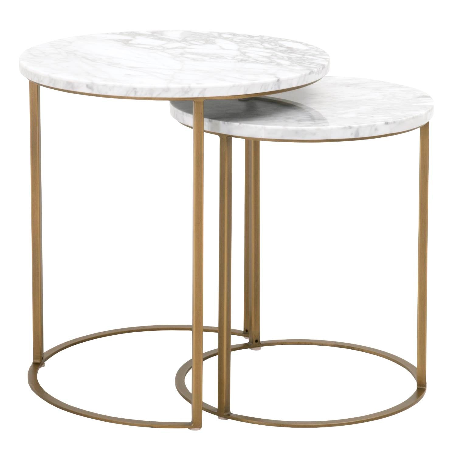 6105.BGLD/WHT - White Carrera, Brushed Gold