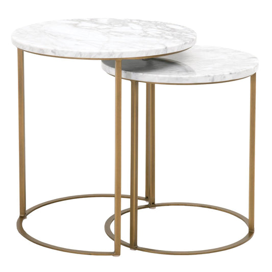6105.BGLD/WHT - White Carrera, Brushed Gold