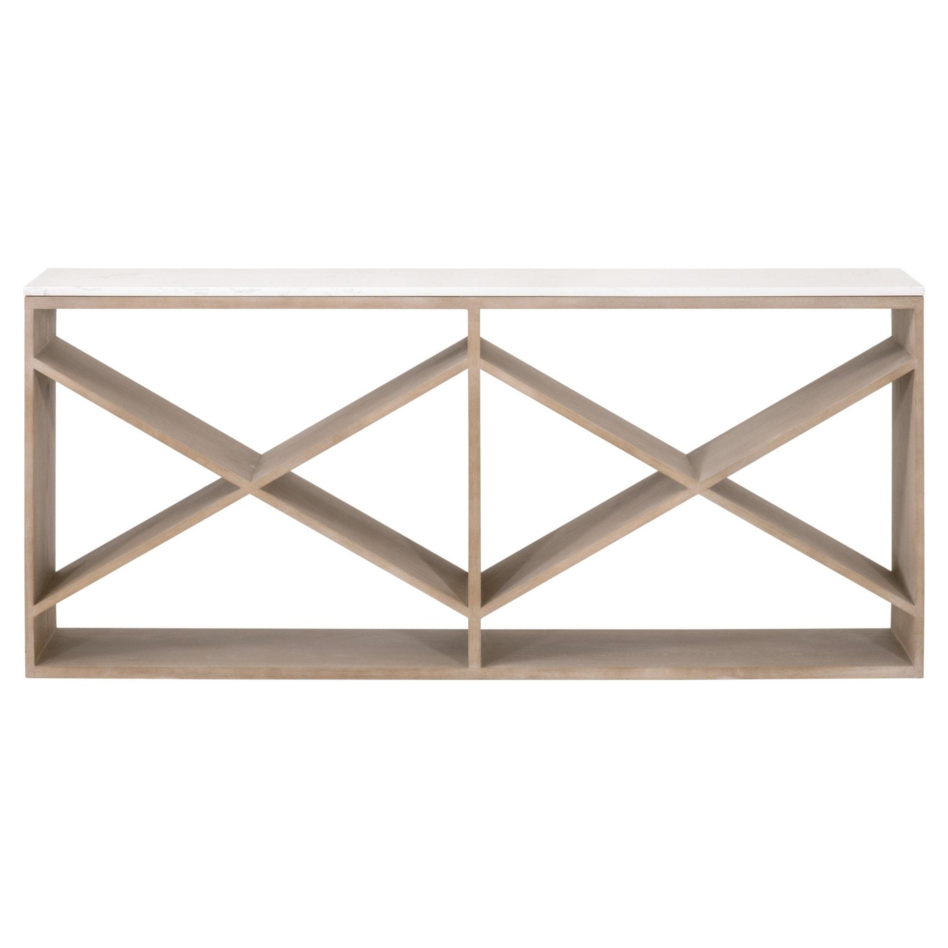 8080.SGRY-OAK/WHTQ - Smoke Gray Oak, White Quartz