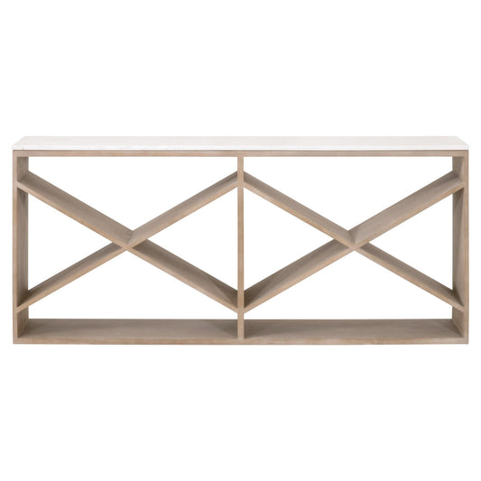 8080.SGRY-OAK/WHTQ - Smoke Gray Oak, White Quartz