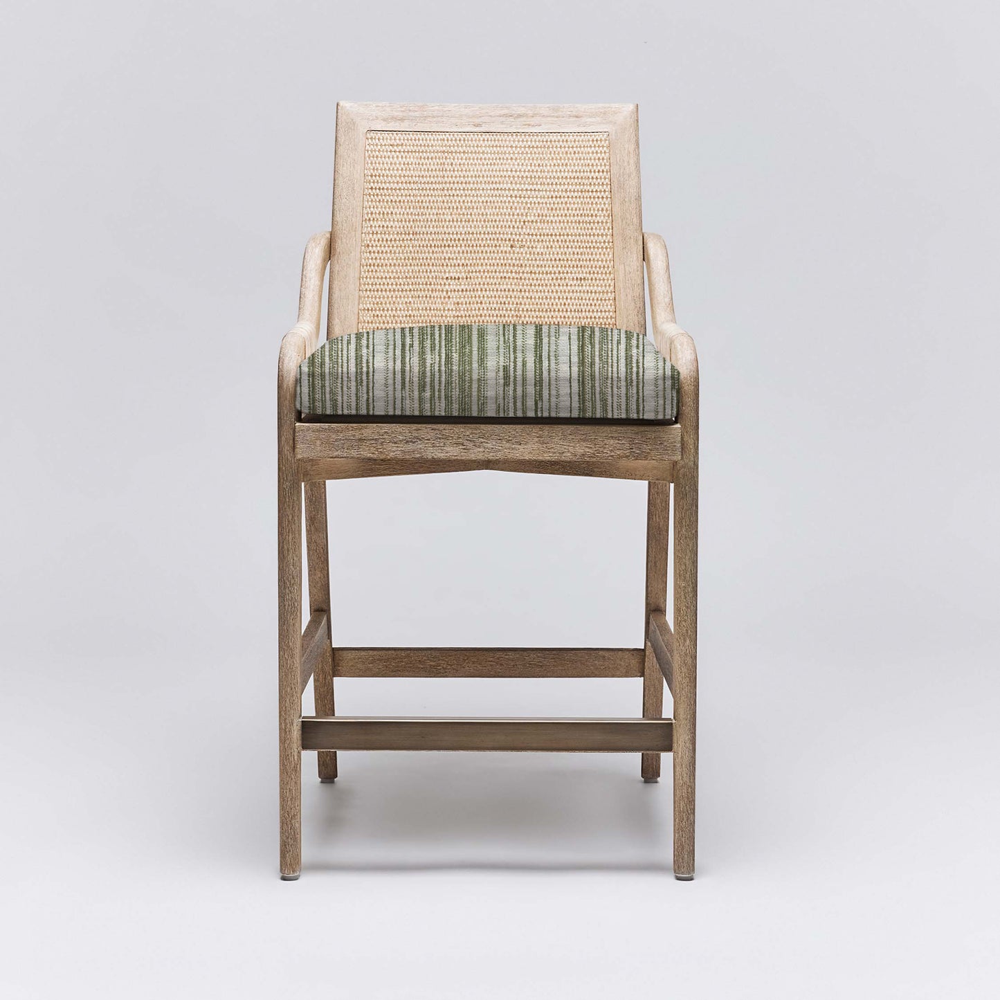 Delray Counter Stool - White Ceruse