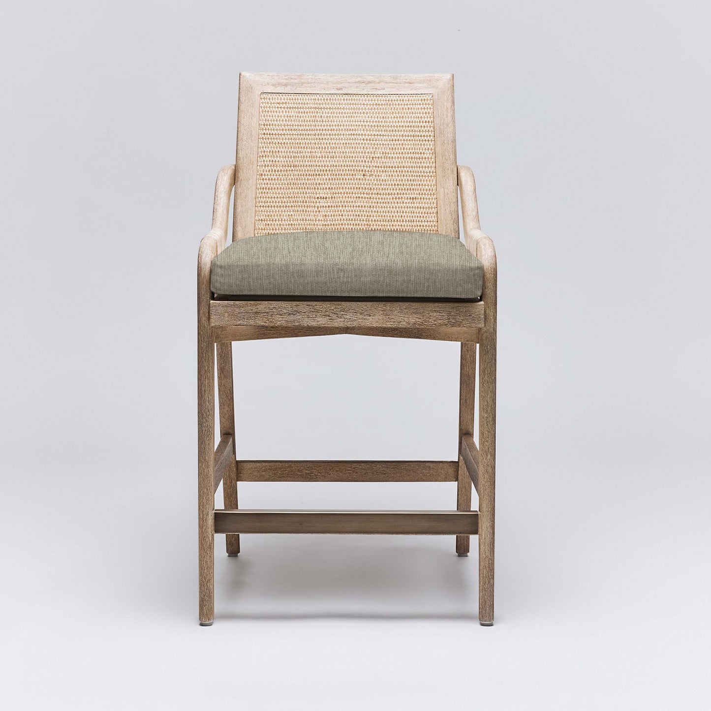 Delray Counter Stool - White Ceruse