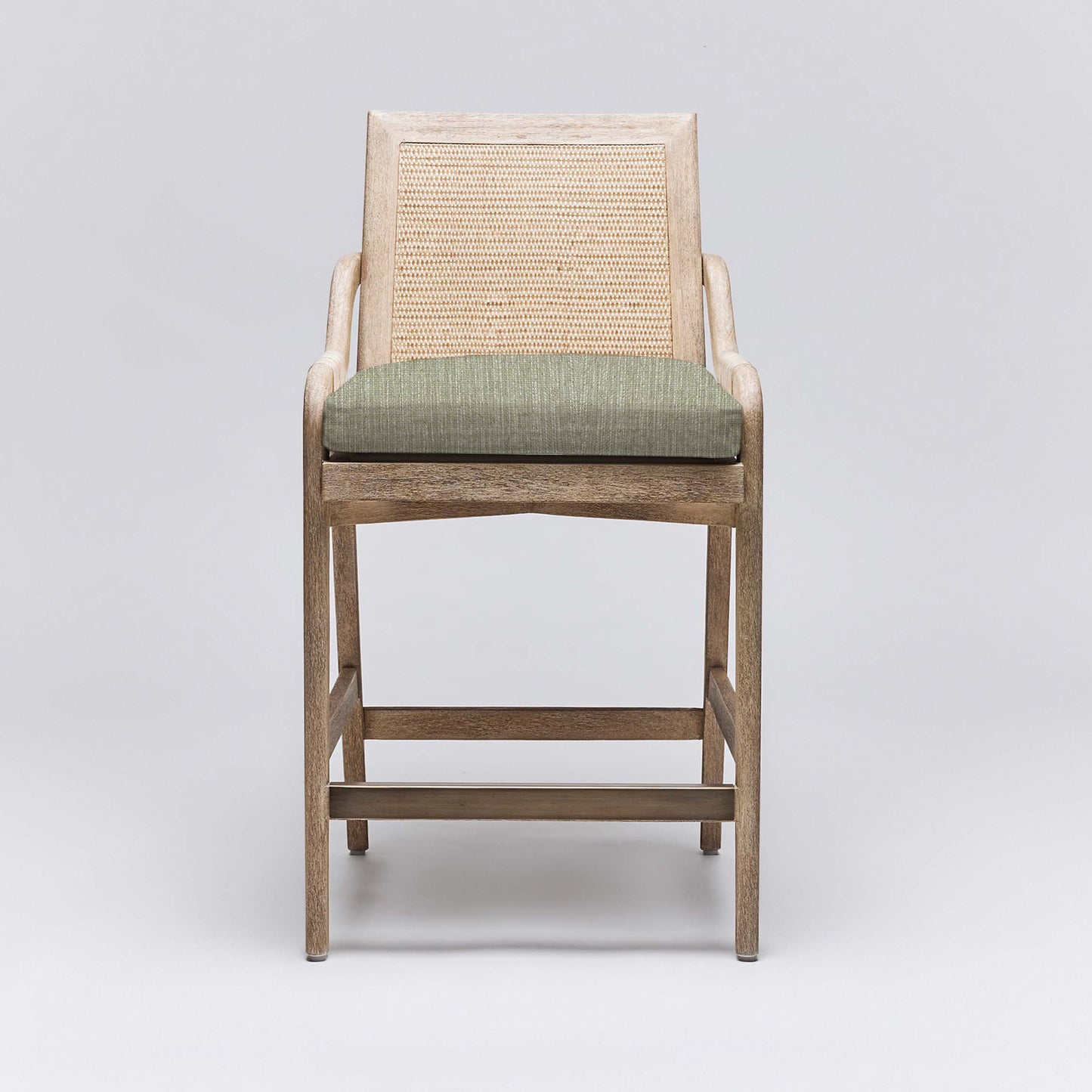 Delray Counter Stool - White Ceruse