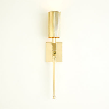 FLUTED DOUBLE AND SINGLE SCONCE COLLECTION