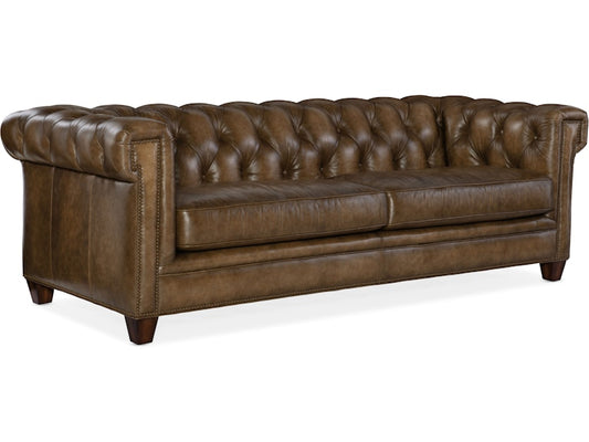Living Room Chester Tufted Stationary Sofa