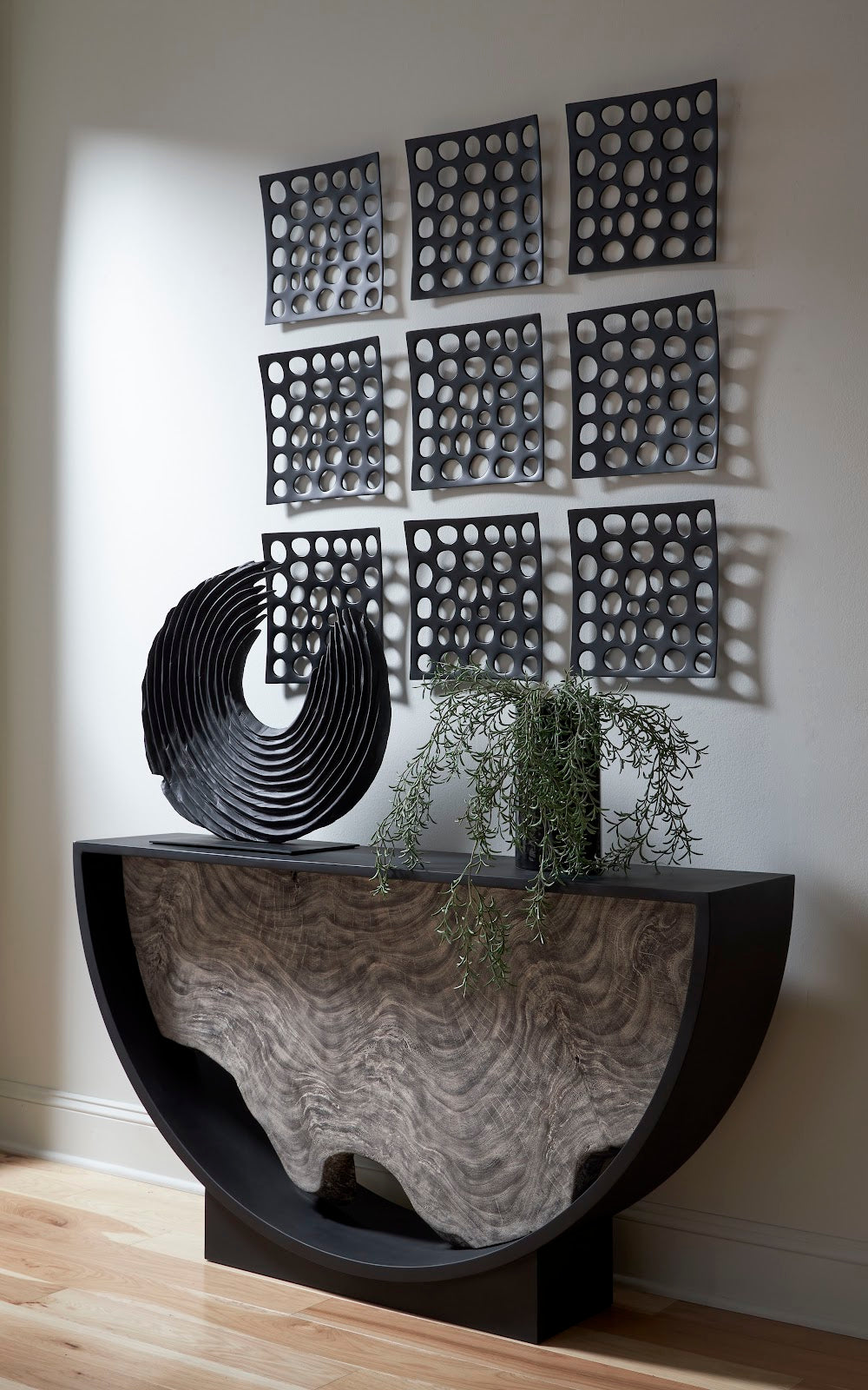Polka Dot Wall Tile, Black