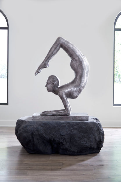 Handstand Scorpion Sculpture, Aluminum