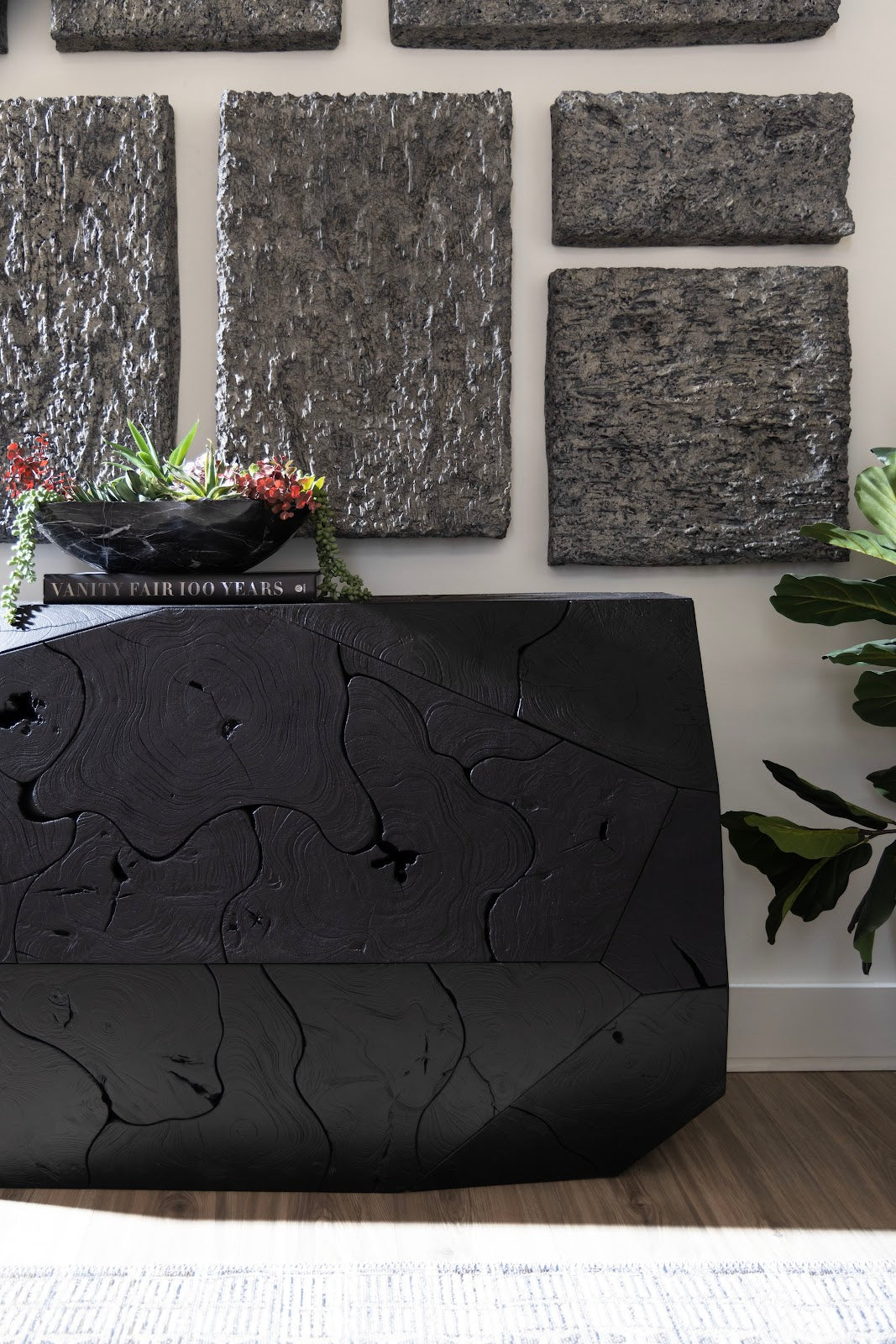Prism Console Table, Black