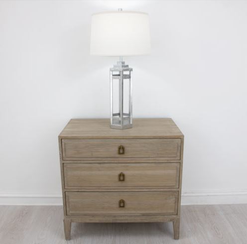 IR932 Silver Table Lamp