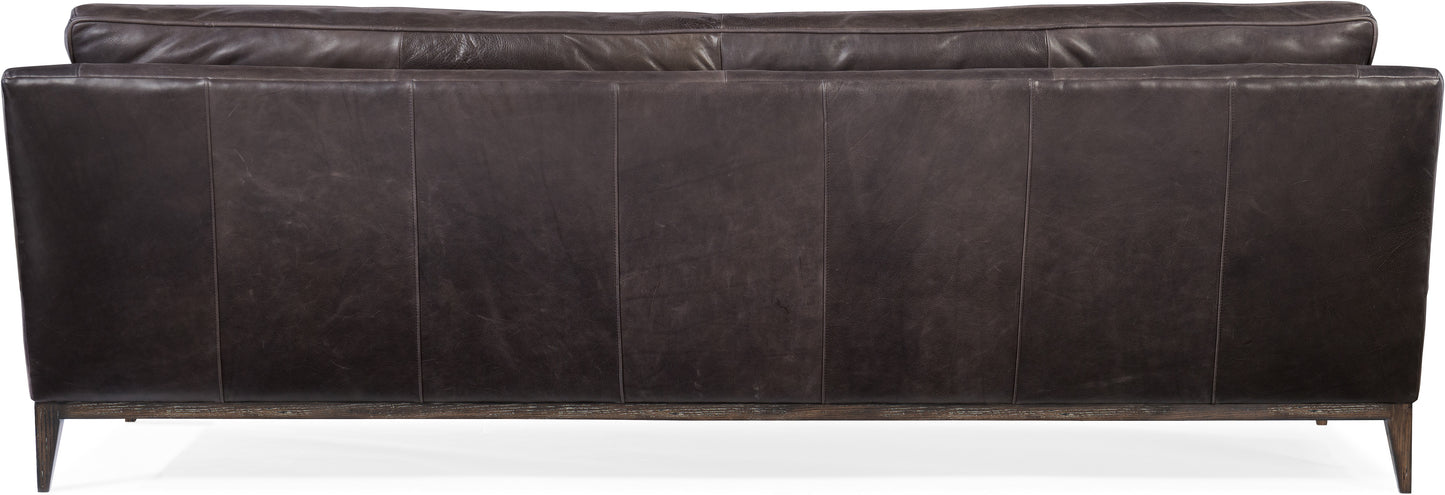 Kandor Leather Stationary Sofa