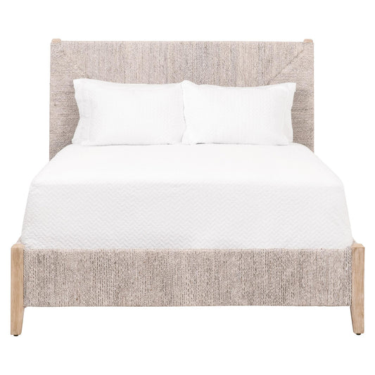 6895-1.WWA/NG - White Wash Abaca Rope, Natural Gray Mahogany