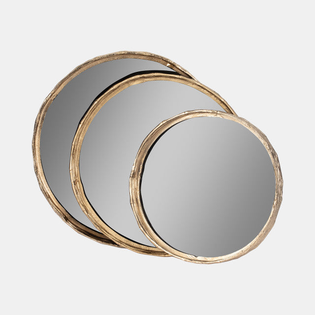 Metallic Round Trays