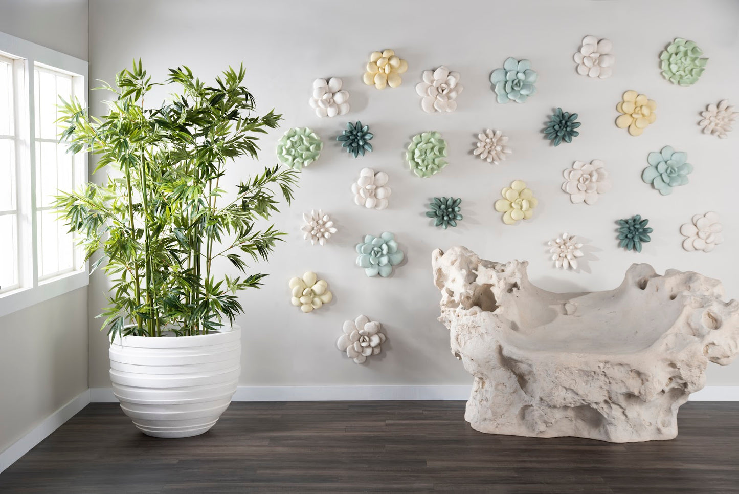 June Planter, White, SM