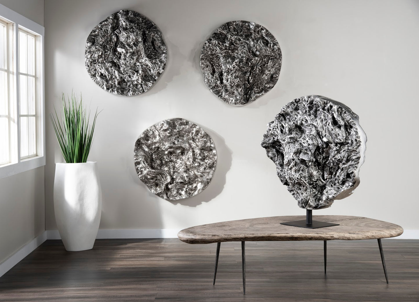 Cast Root Erupting Wall Sculpture