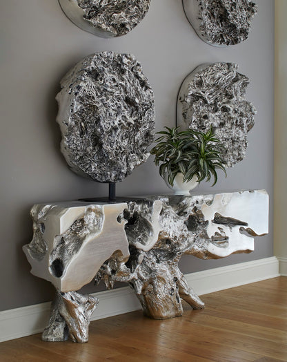 Cast Root Erupting Wall Sculpture