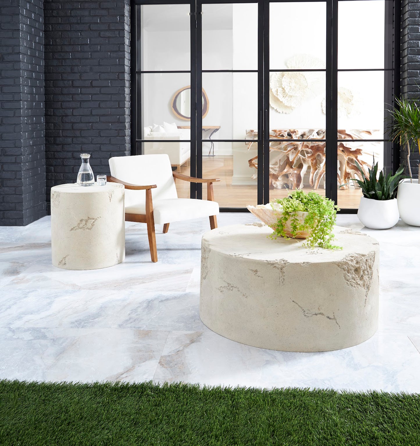 Formation Coffee Table, Roman Stone