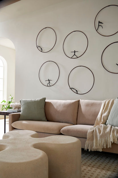 Clover Coffee Table, Roman Stone