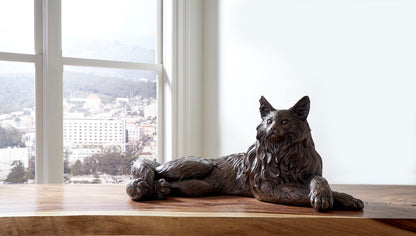 Cat Sculpture, Bronze
