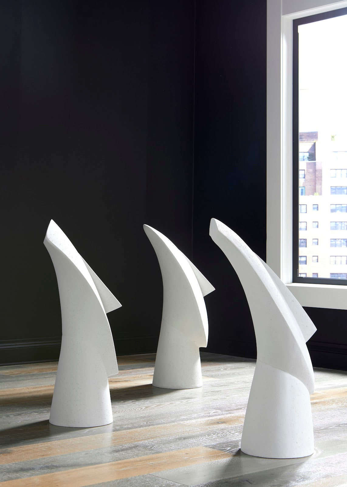 Cycladic Head, Sculpture, Oval, White Stone