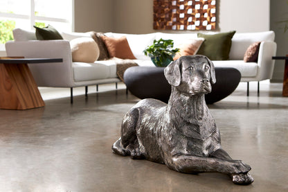 Labrador, Laying, Liquid Silver