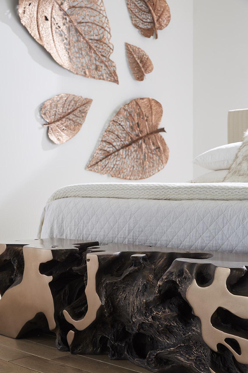 Freeform Bench, Bronze