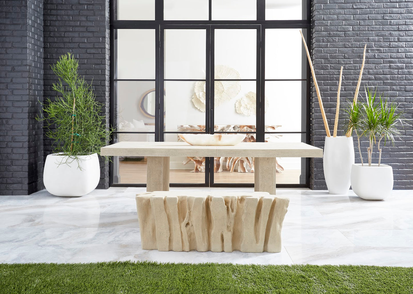 Amorphous Planter, Large, White