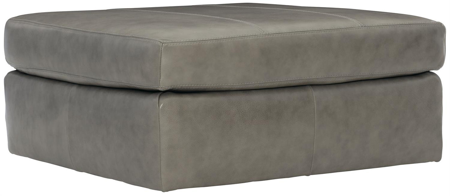 Stafford Leather Ottoman