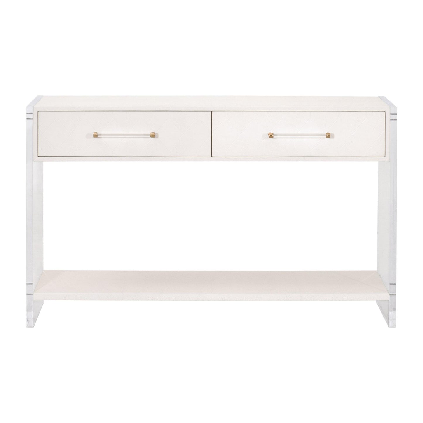 6111.PRL-SHG/BBRS - Pearl Shagreen, Lucite, Brushed Brass