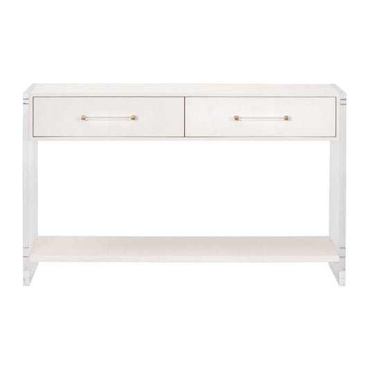 6111.PRL-SHG/BBRS - Pearl Shagreen, Lucite, Brushed Brass