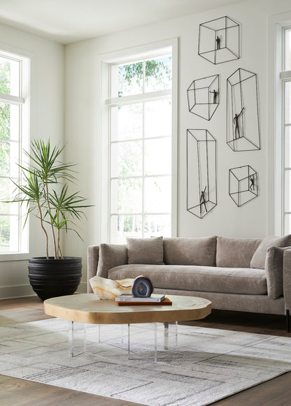 Perspective Wall Art, Square, Standing Arm Up