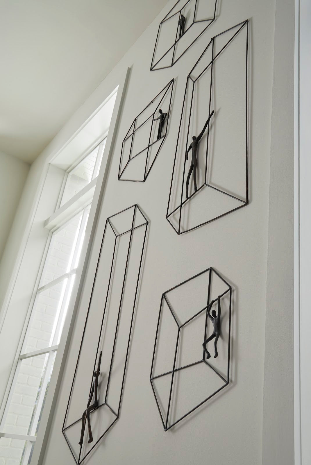 Perspective Wall Art, Square, Standing Arm Up