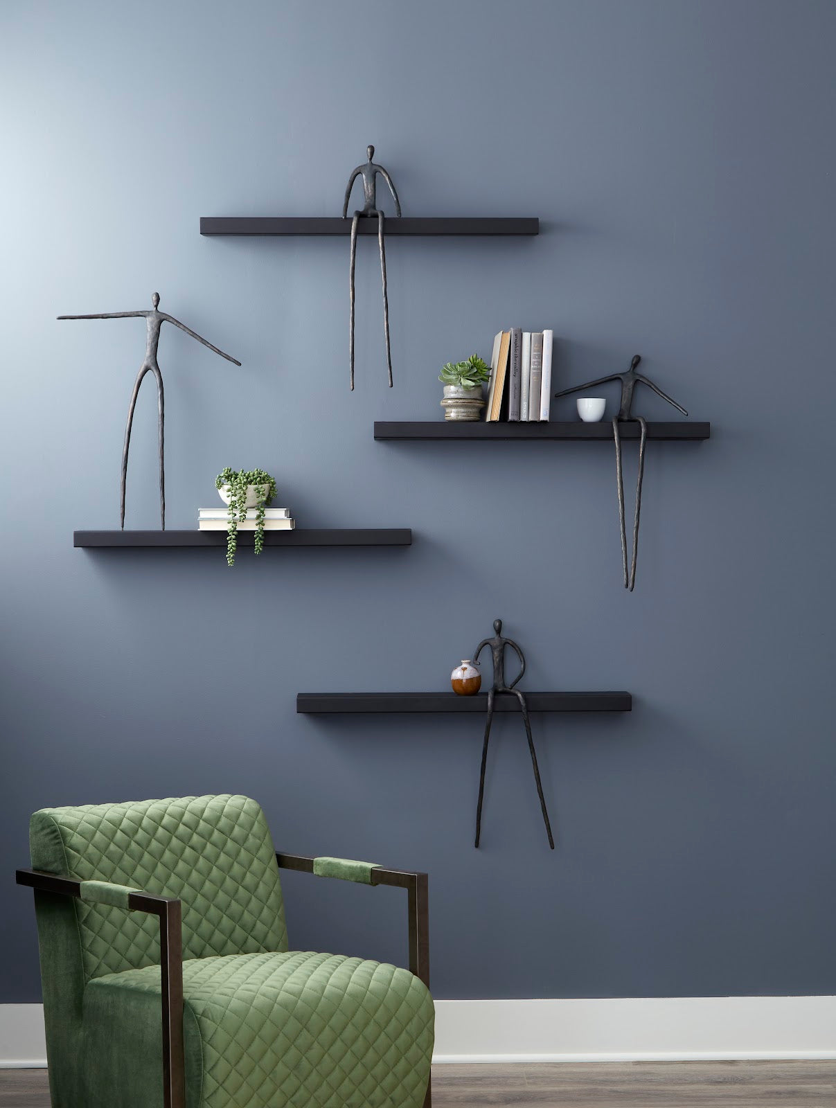 Moveable Man on Shelf, Sitting, C