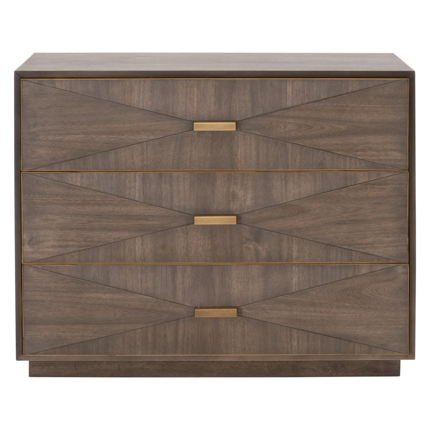 Wynn Shagreen 3-Drawer Nightstand
