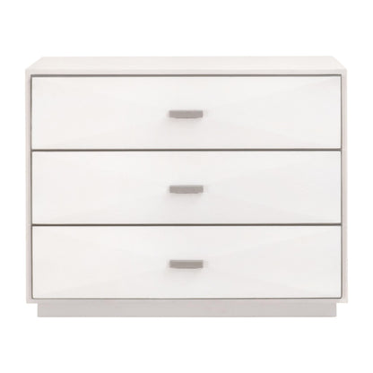 Wynn Shagreen 3-Drawer Nightstand