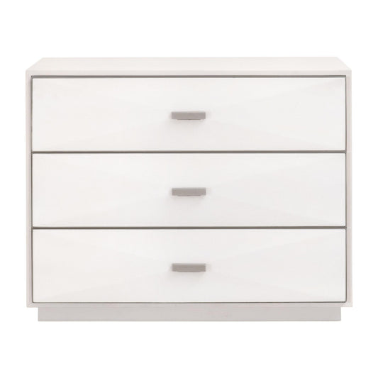 Wynn Shagreen 3-Drawer Nightstand