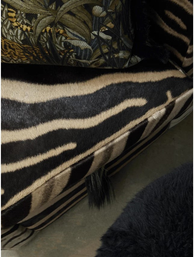 Zebra Hide Swivel Chair