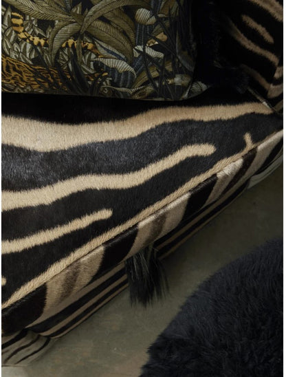 Zebra Hide Swivel Chair